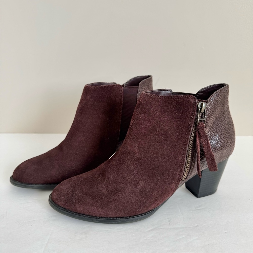 Vionic Anne Ankle Boots In Java Snake size 8 - Picture 6 of 11